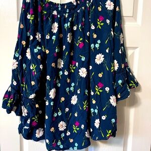 Floral Terra&Sky 3xl Blouse